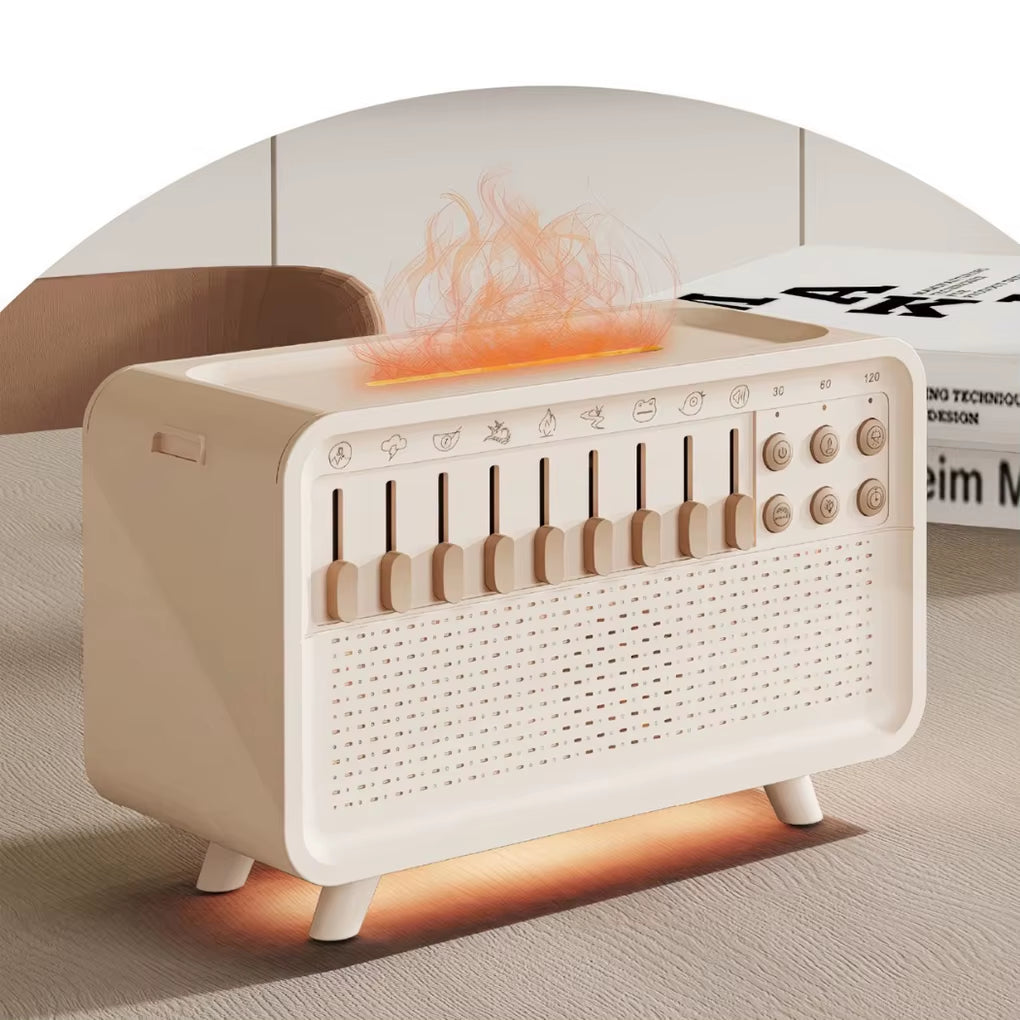 3 in 1 Bluetooth Speaker White Noise Sleep Aid Night Light Humidifier All-In-One Machine Free Combination of 8 Goup Nature Sound
